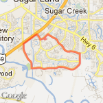 Bike Route 1 route map