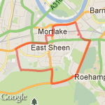 5m Richmond Park / Bog Gate Loop route map