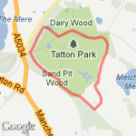 Tatton loop 2.07 Miles route map