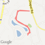 Half neighborhood loop route map