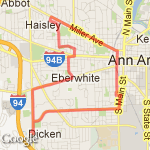 7 mile loop route map