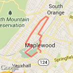 Cut thru Crescent to Ridgewood to Golf Island route map