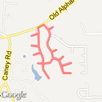 Springmonte Short route map