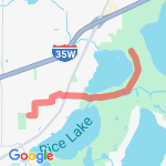 Wooded Trail route map