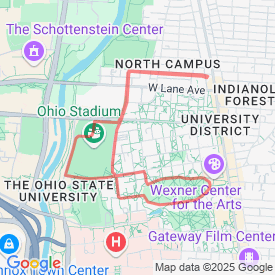 Run My Route - Running Map oval 
