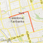 blackthorn to st. clair route map