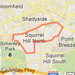 Hill Run route map