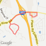 Harris Teeter Run  route map