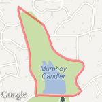 Murphy Candler Park route map