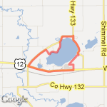 Klinger Lake Loop route map