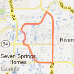 6 Mile Route route map