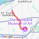 MLK St. Clare route map