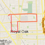 5.24 Mile route map