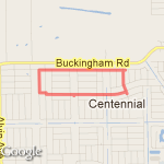Lehigh Acres 2 mile route map