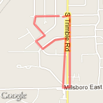 trimble rd route route map