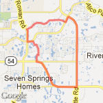 Nearly 7 Miler route map