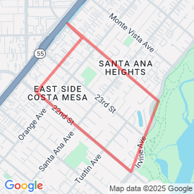 5-17 - 4.83 Km route in Costa Mesa