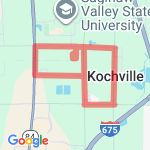 10K saginaw route map