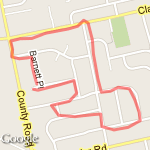 2 mile loop route map