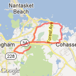 Hingham 12 miler route map