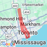 Toronto King 100k route map