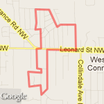 neighborhood route map