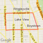 Wrigley Route route map