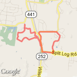 Montclair.split log.highland park. rhs & back route map