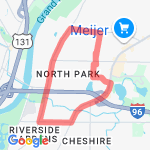3 mile route map