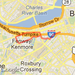 Hancock to Fenway route map