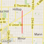 1 km from school route map