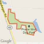 Prairie Wolf route map
