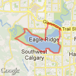 Around the Reservoir (common route) route map
