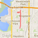 Elbow Drive Run route map