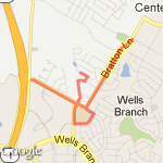 4 Mile Neighborhood Loop route map