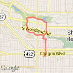 KJ 4 miles route map