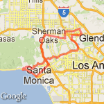 50 mile bike ride route map