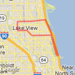 Beach loop route map