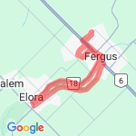 Liam's Half Marathon Trainer route map