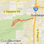 East side National trail route map