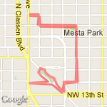 2.56 with two hills route map