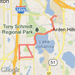 County Road D Loop route map