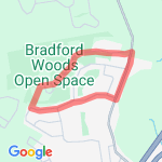 2mi Get-off-you-butt route map