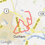 Durham, NH Bobcat Bolt route map