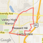 Around Plnt Hill route map