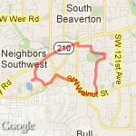 Summer Park Run route map