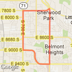 Sandy Loop-1 route map