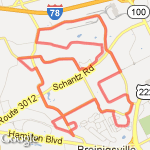 11 Mile Route 2 route map