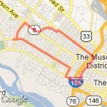 Carytown - 6 Miles route map