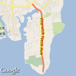 Warwick neck Traverse and back route map